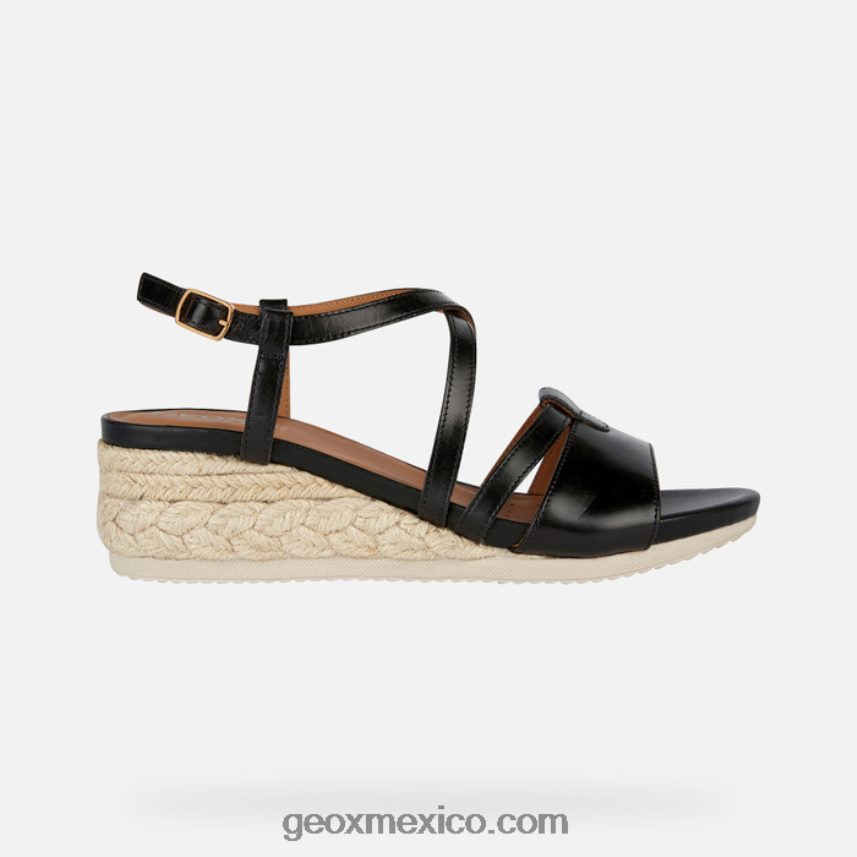 isquia corda mujer negro Geox L846PZ143