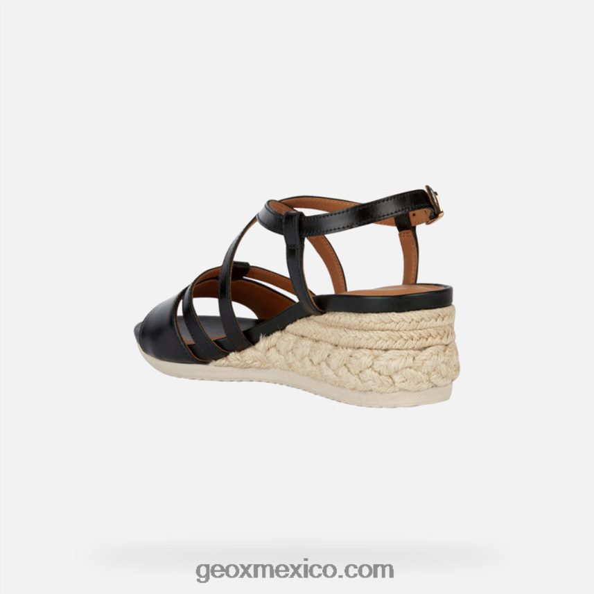 isquia corda mujer negro Geox L846PZ143