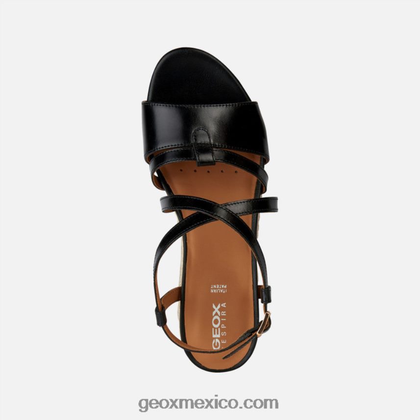 isquia corda mujer negro Geox L846PZ143