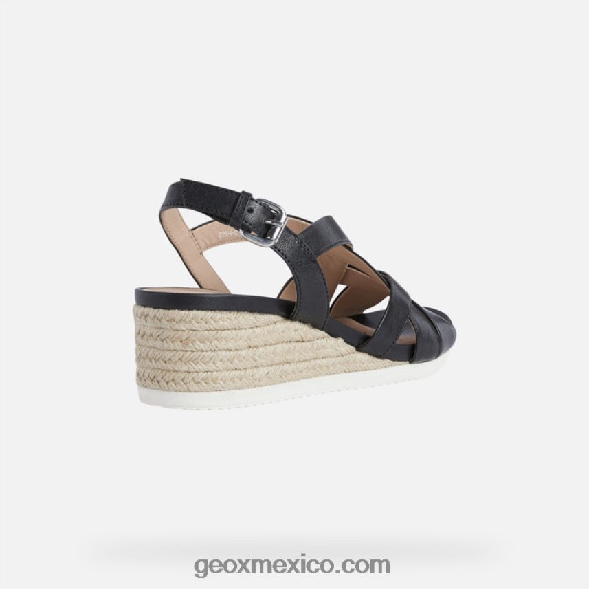 isquia corda mujer negro Geox L846PZ454