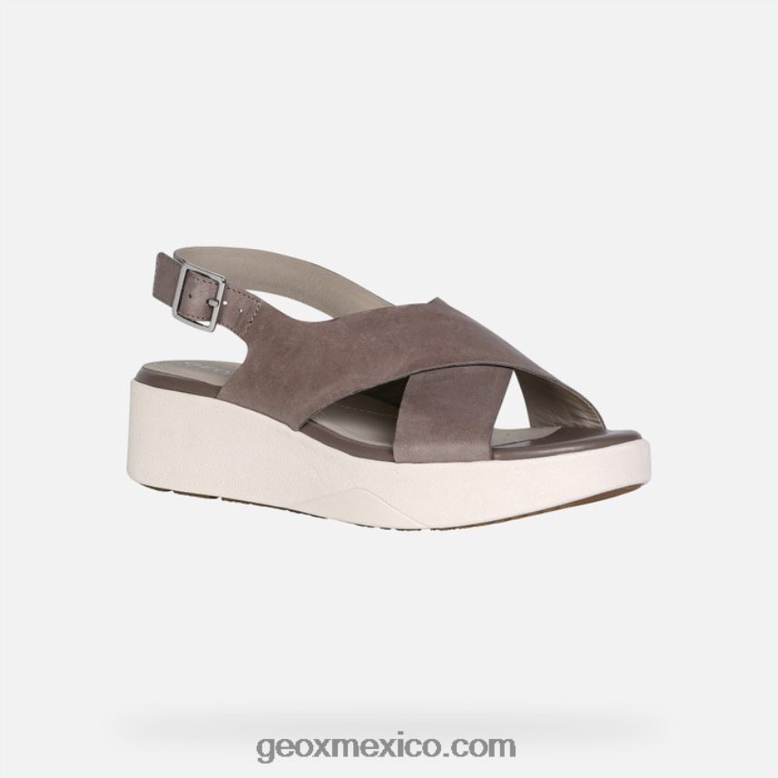 laudara mujer beige obscuro Geox L846PZ352