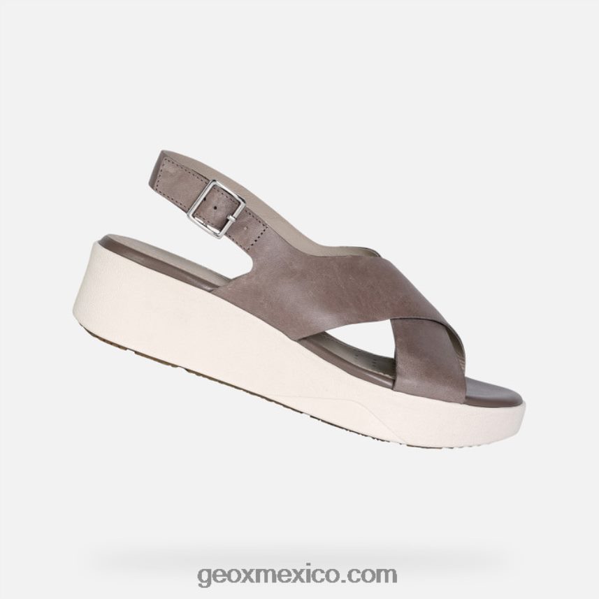 laudara mujer beige obscuro Geox L846PZ352