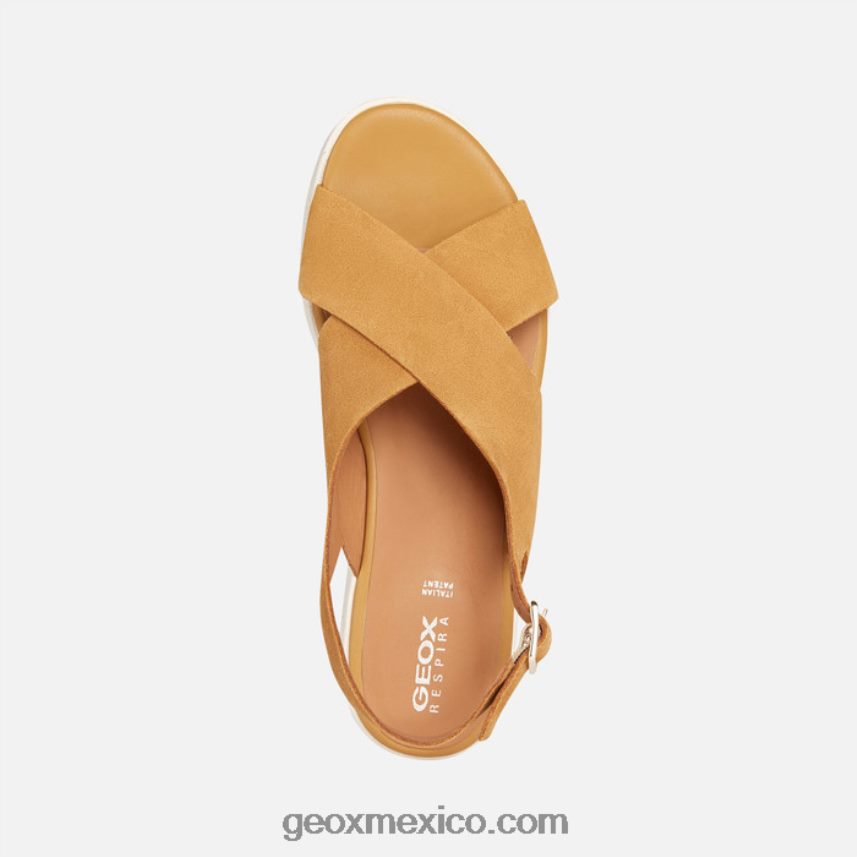 laudara mujer mostaza Geox L846PZ128