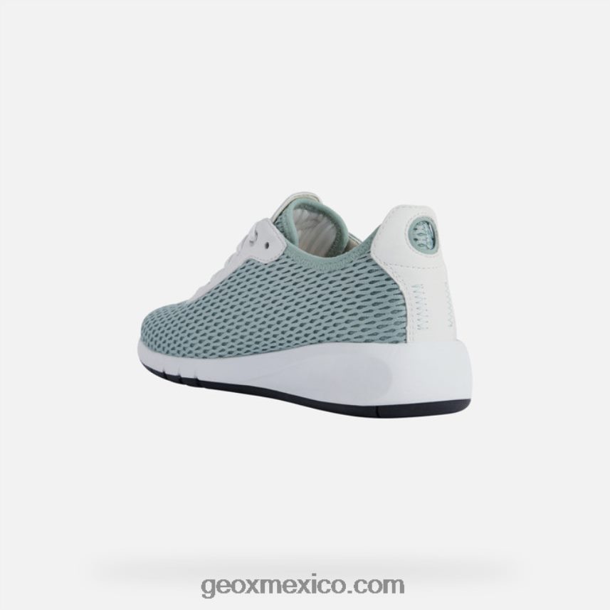 mujer aerantis menta/blanco Geox L846PZ336