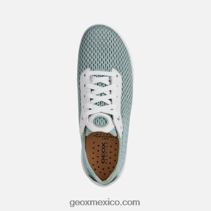 mujer aerantis menta/blanco Geox L846PZ336