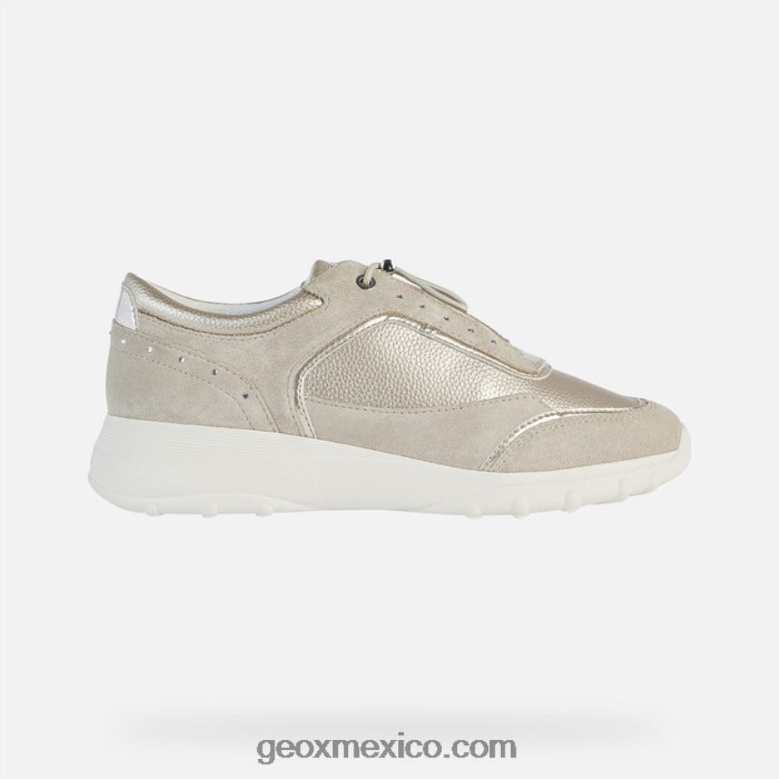 mujer alleniee dorado claro/taupe claro Geox L846PZ518
