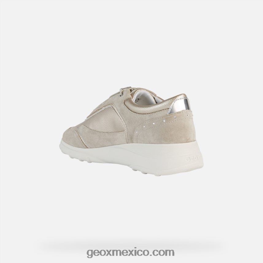 mujer alleniee dorado claro/taupe claro Geox L846PZ518