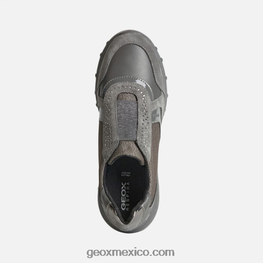 mujer alleniee gris oscuro Geox L846PZ514