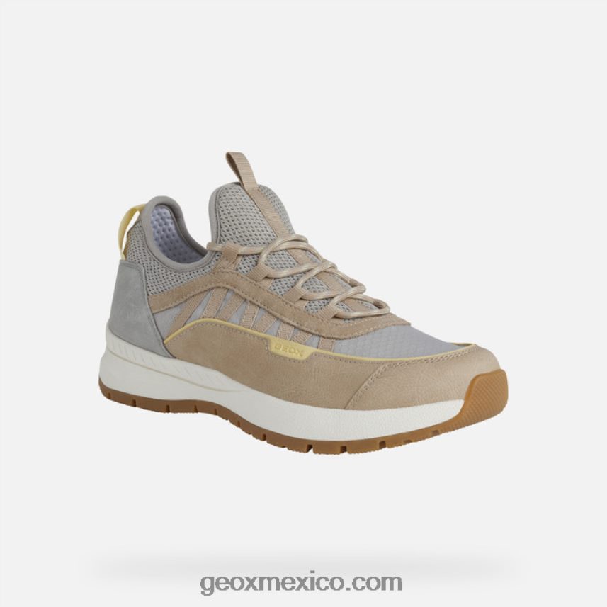 mujer braie gris claro Geox L846PZ580