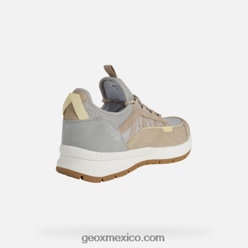 mujer braie gris claro Geox L846PZ580
