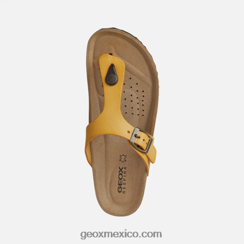 mujer brionia amarillo oscuro Geox L846PZ495