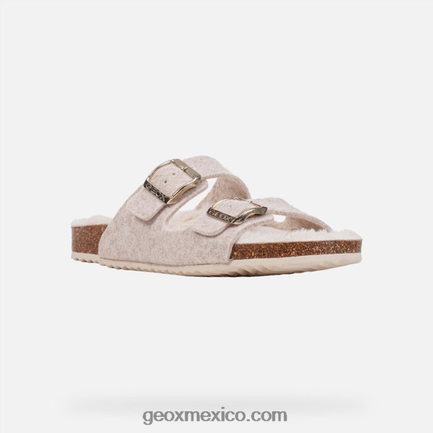 mujer brionia blanquecino Geox L846PZ73