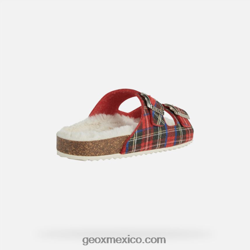 mujer brionia rojo oscuro/rojo Geox L846PZ61