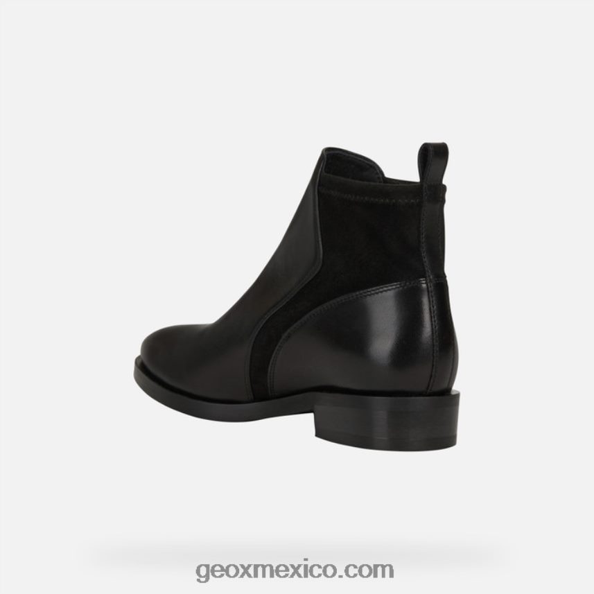 mujer brogue negro Geox L846PZ599