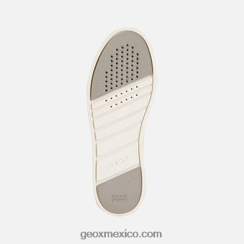 mujer celeste blanco Geox L846PZ58
