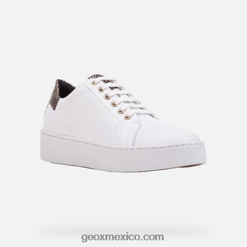 mujer celeste blanco/oro claro Geox L846PZ394