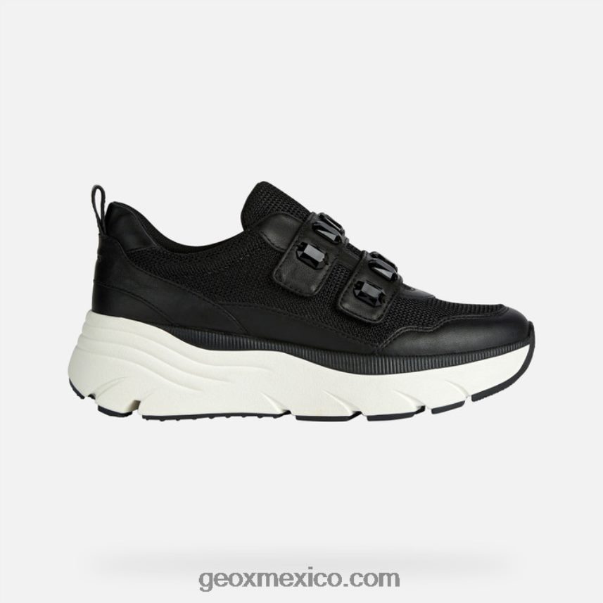 mujer diamante negro Geox L846PZ238