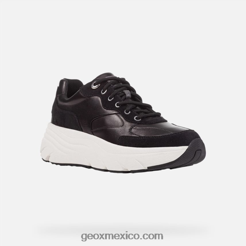 mujer diamante negro Geox L846PZ411