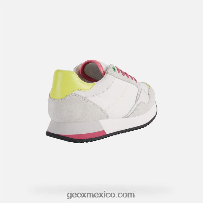 mujer doralea blanco/fucsia flúor Geox L846PZ249