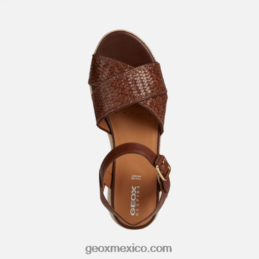 mujer eolia marrón Geox L846PZ168