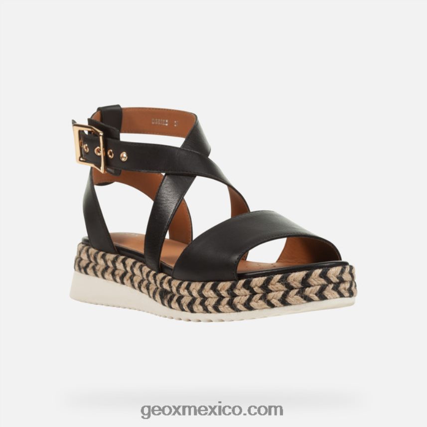 mujer eolia negro Geox L846PZ200