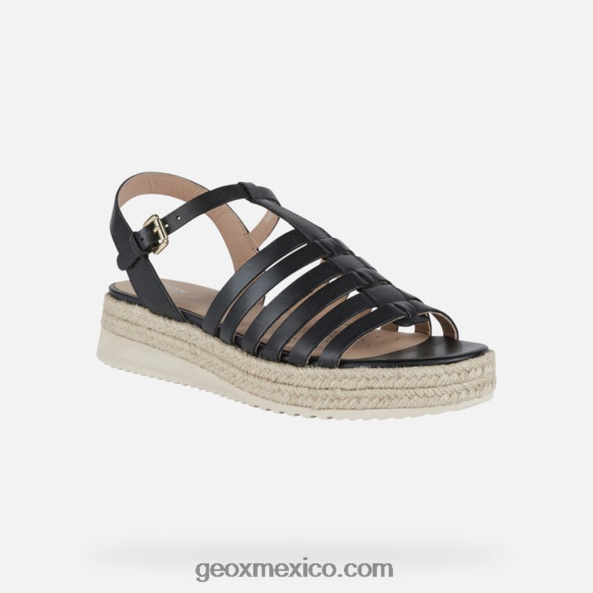 mujer eolia negro Geox L846PZ531