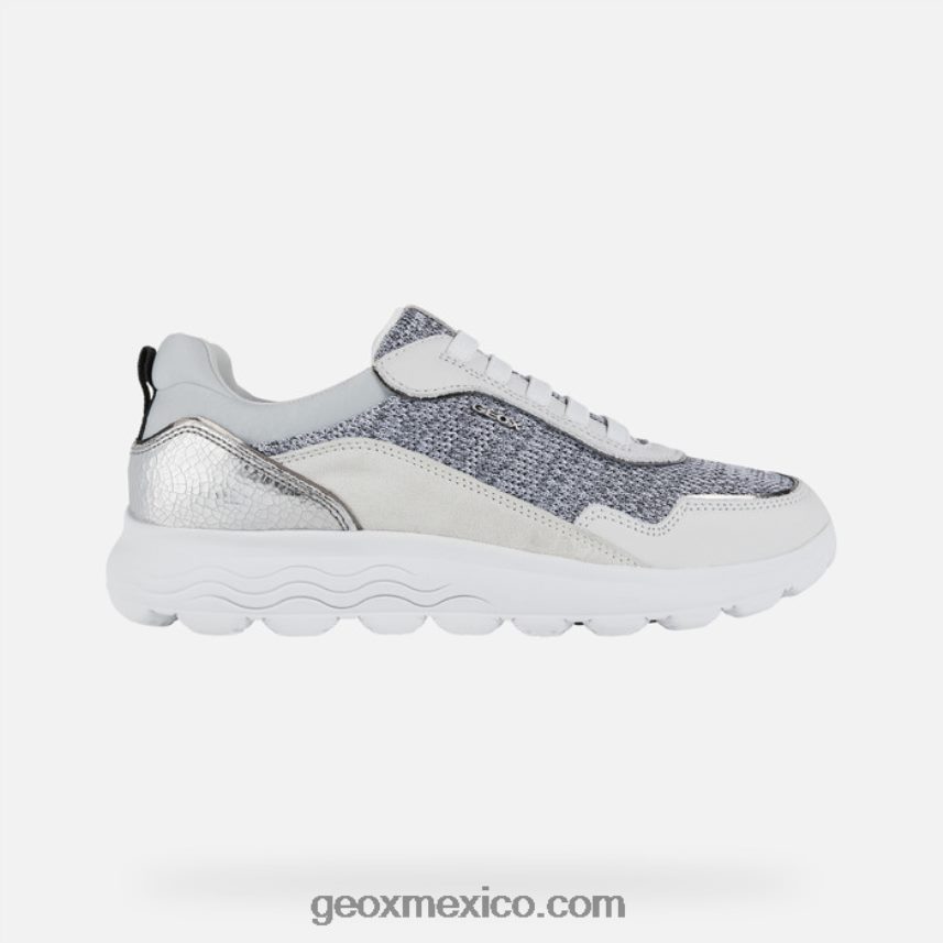 mujer esferica blanco Geox L846PZ19