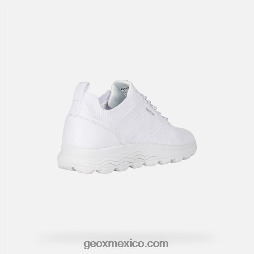 mujer esferica blanco Geox L846PZ22