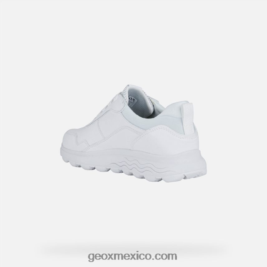 mujer esferica blanco Geox L846PZ371