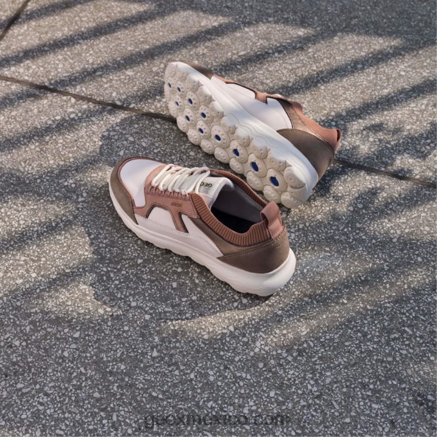 mujer esferica blanco hueso/rosa oscuro Geox L846PZ459