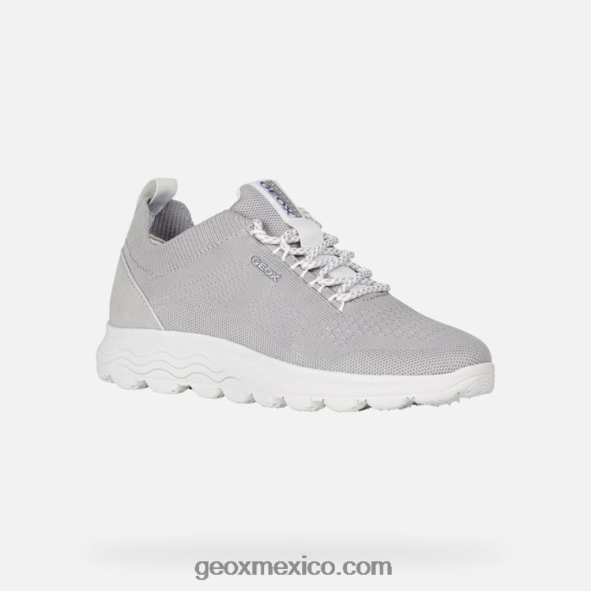 mujer esferica gris claro Geox L846PZ23