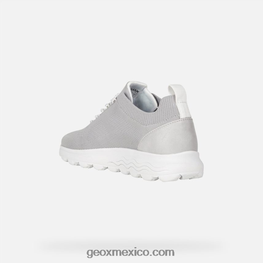 mujer esferica gris claro Geox L846PZ23