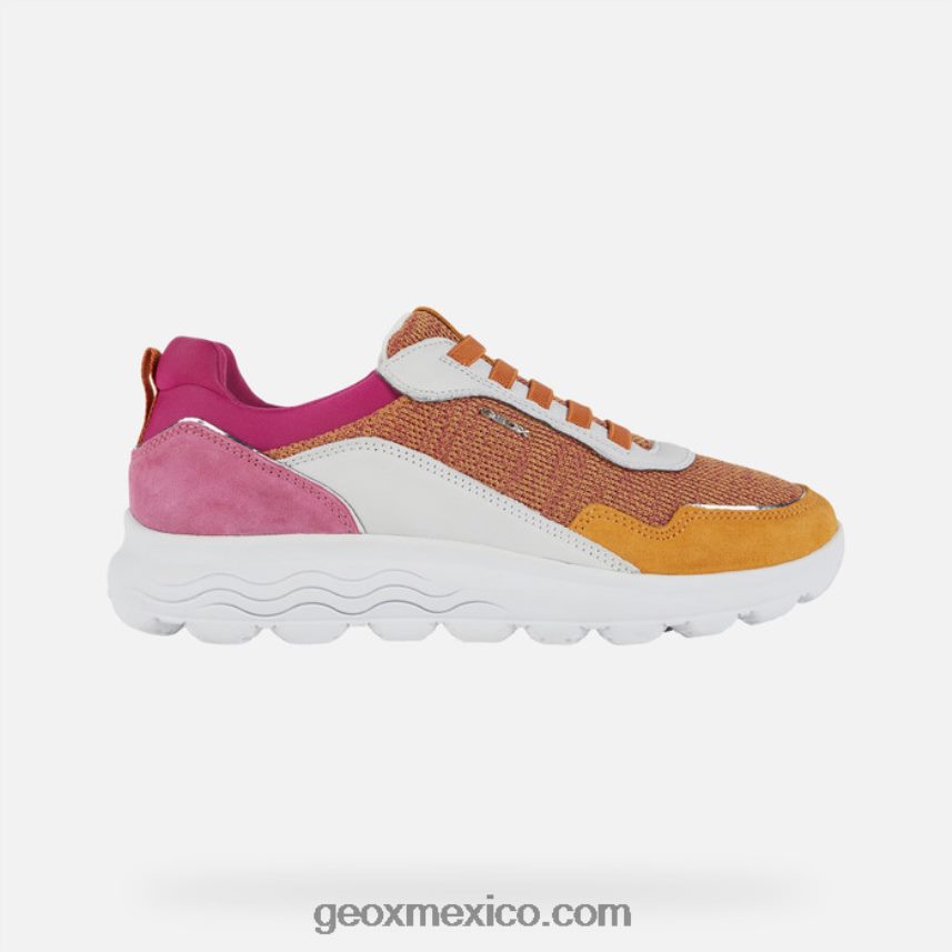 mujer esferica naranja/fucsia Geox L846PZ20