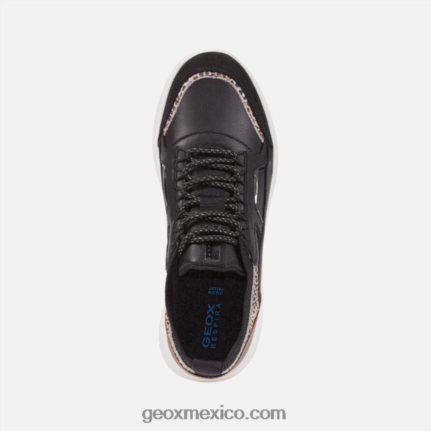 mujer esferica negro/blanco roto Geox L846PZ400