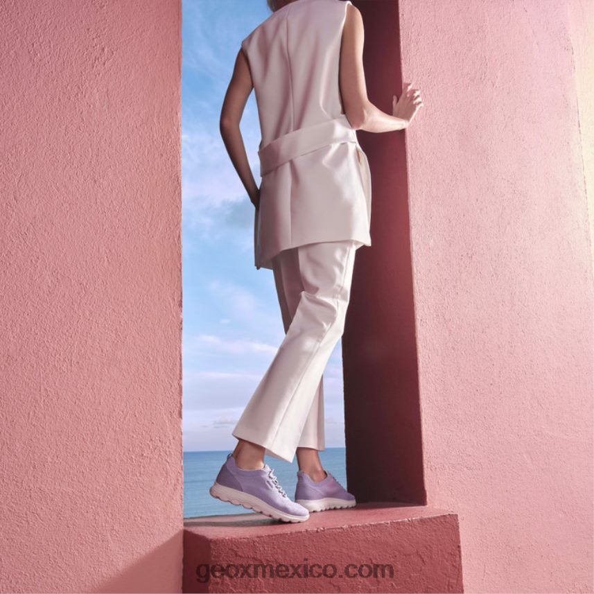 mujer esferica violeta claro Geox L846PZ67