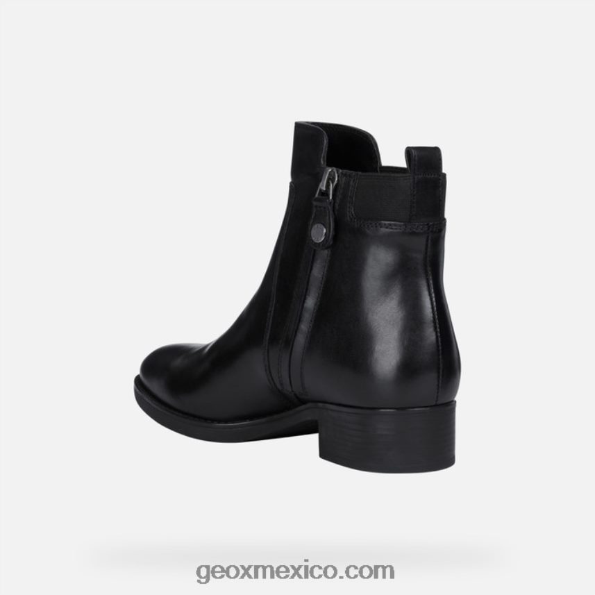 mujer feliz negro Geox L846PZ3