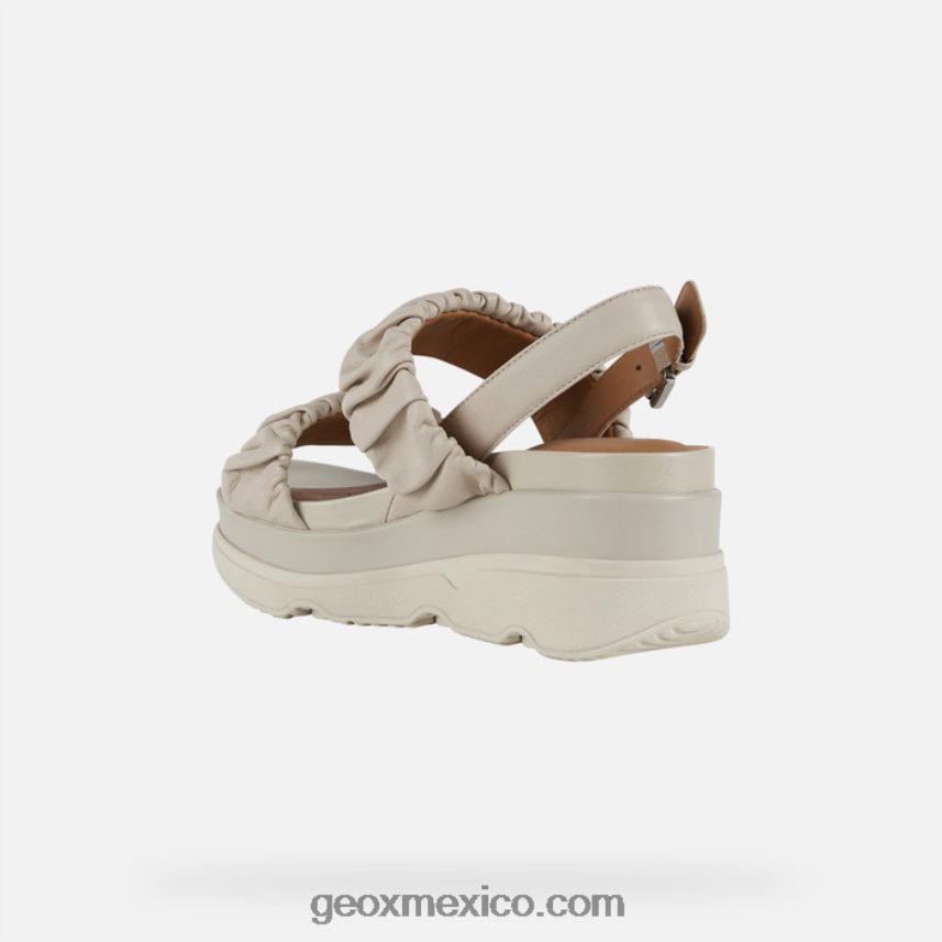 mujer gardenia crema Geox L846PZ469