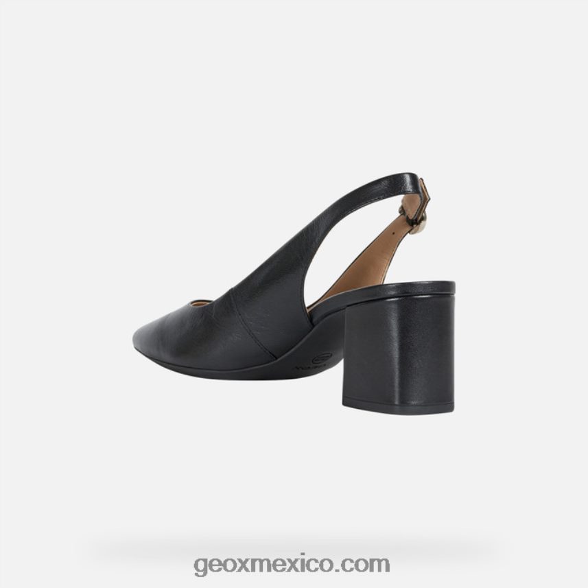 mujer grande negro Geox L846PZ511