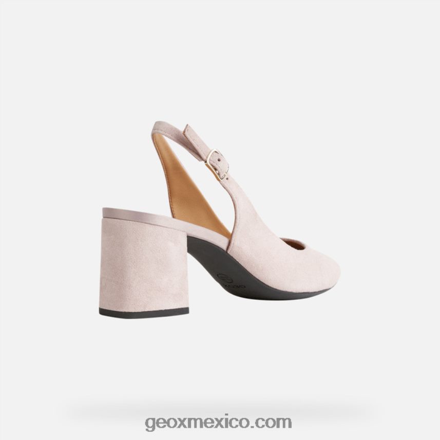 mujer grande rosa antigua Geox L846PZ587