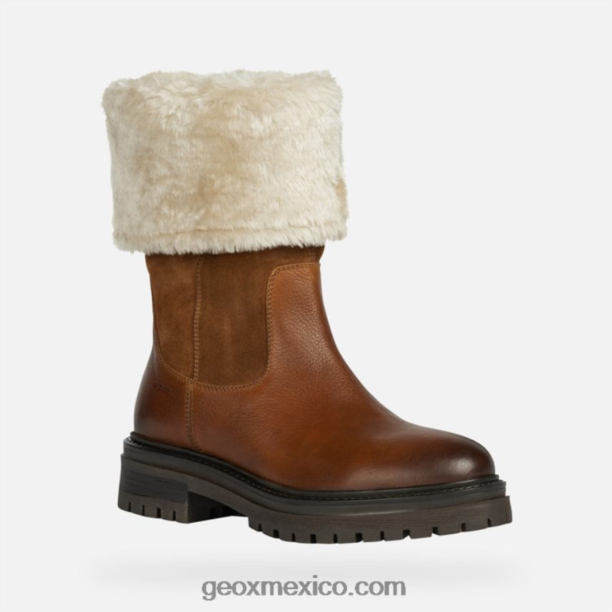 mujer iridea coñac Geox L846PZ221