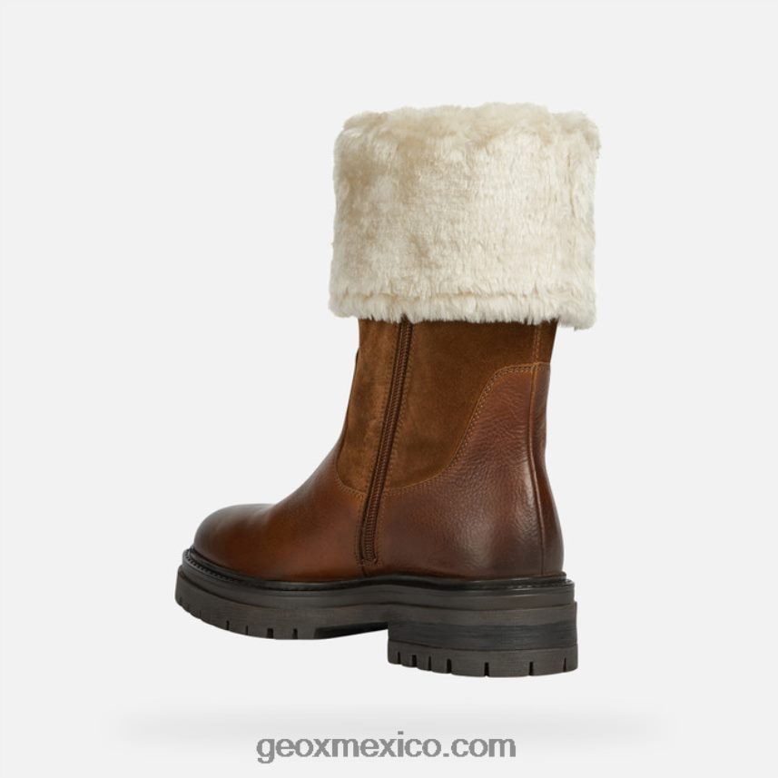 mujer iridea coñac Geox L846PZ221