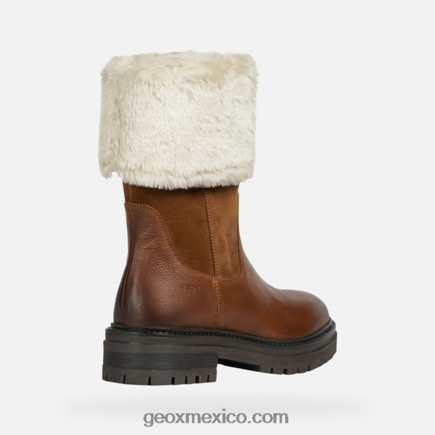 mujer iridea coñac Geox L846PZ221