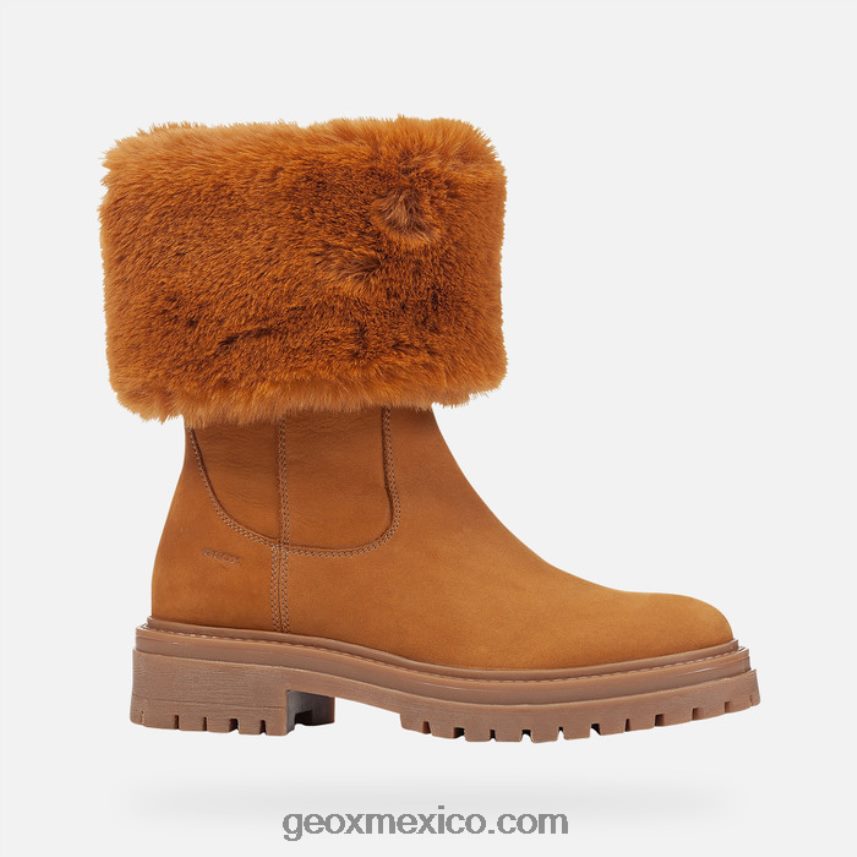 mujer iridea coñac Geox L846PZ361