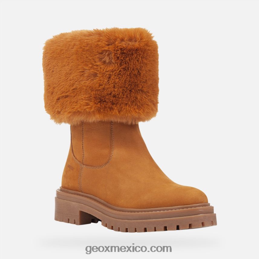 mujer iridea coñac Geox L846PZ361