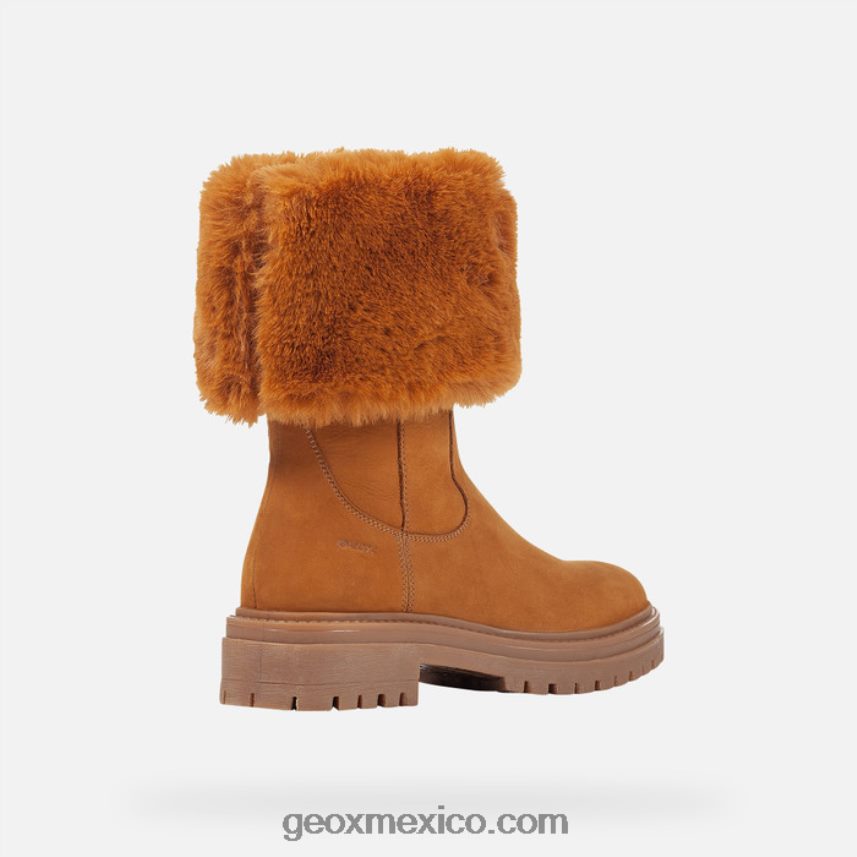 mujer iridea coñac Geox L846PZ361