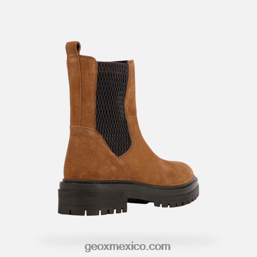 mujer iridea marrón/café Geox L846PZ303