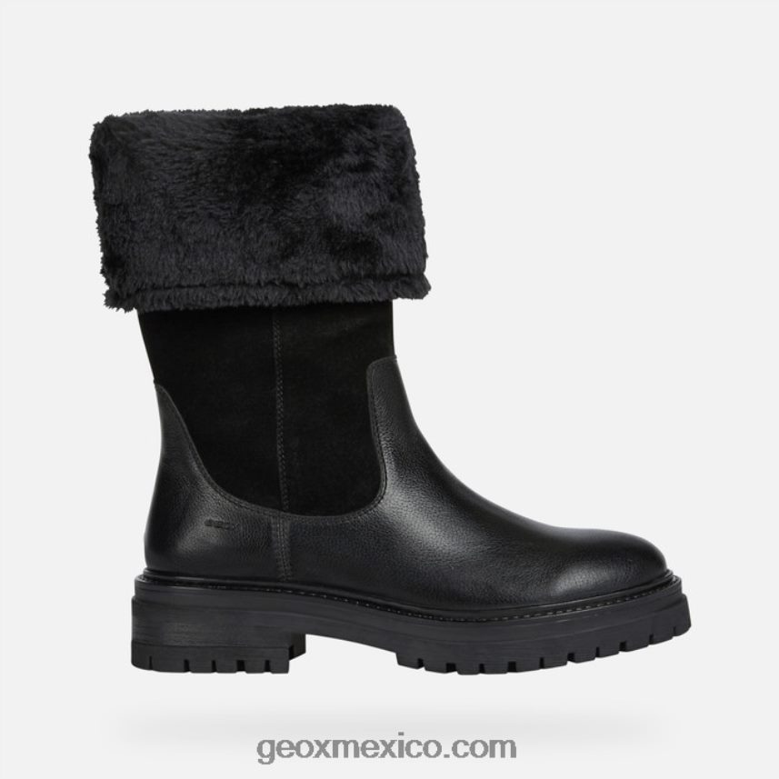 mujer iridea negro Geox L846PZ222