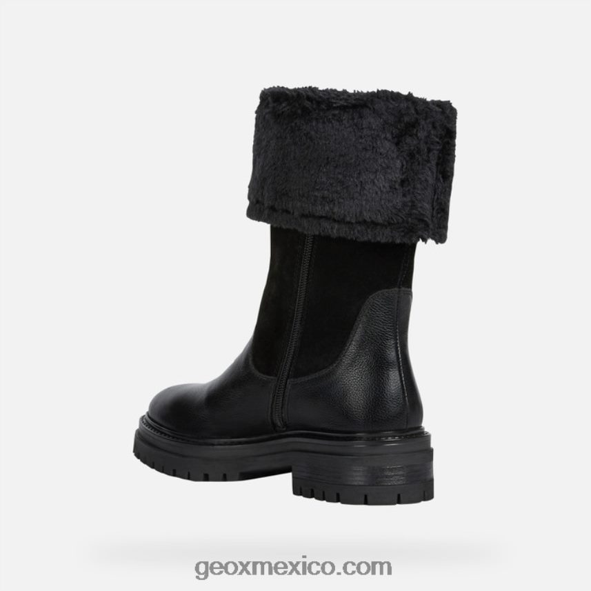 mujer iridea negro Geox L846PZ222