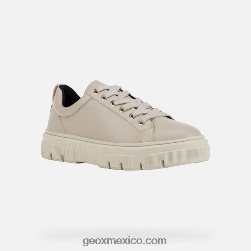 mujer isota marrón claro Geox L846PZ364