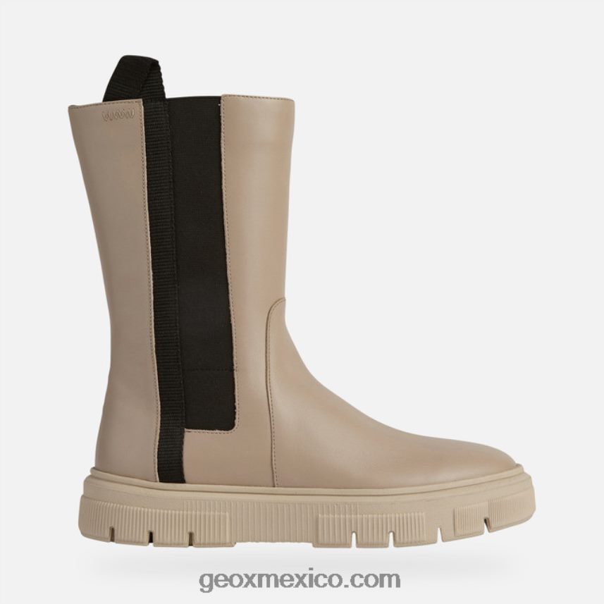 mujer isota marrón claro Geox L846PZ383